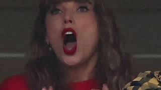 Taylor Swift SCREAMING as Chiefs head to the SUPERBOWL