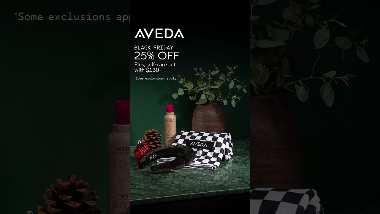 Black Friday Beauty Discounts | Aveda