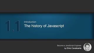 #1.1 The history of Javascript - Javascript tutorial for beginners