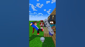 Minecraft Mess With Me = 💀 #minecraft #animation #maizen #shorts #memes