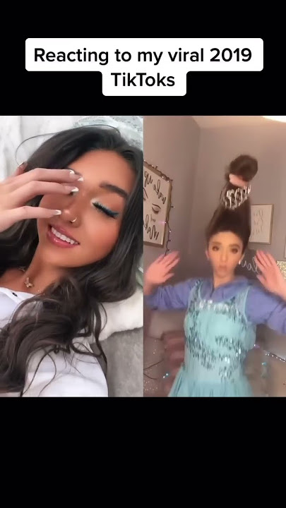 REACTING to my VIRAL 2019 TikToks!! #Shorts