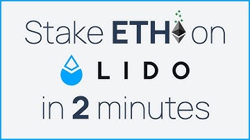 How to stake ETH with Lido in under 2 minutes!
