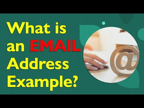 What is email address example?