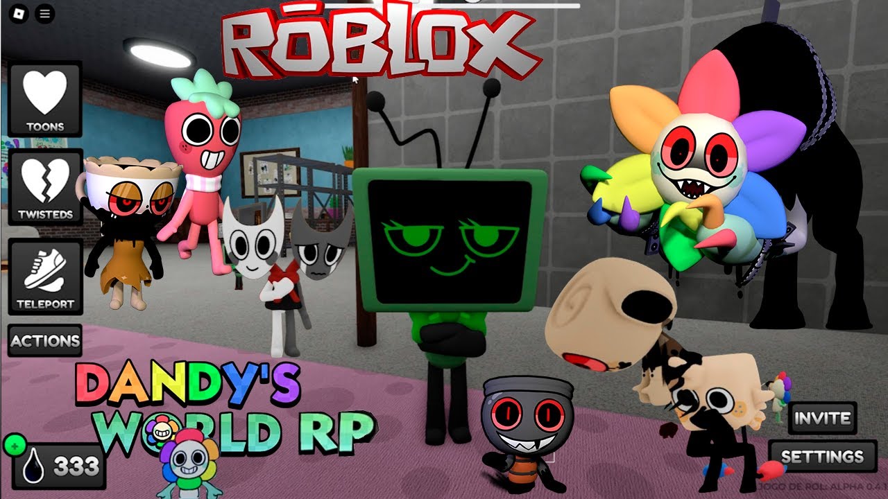 Testei Dandy's World Roleplay no Roblox! Só por diversão! - YouTube