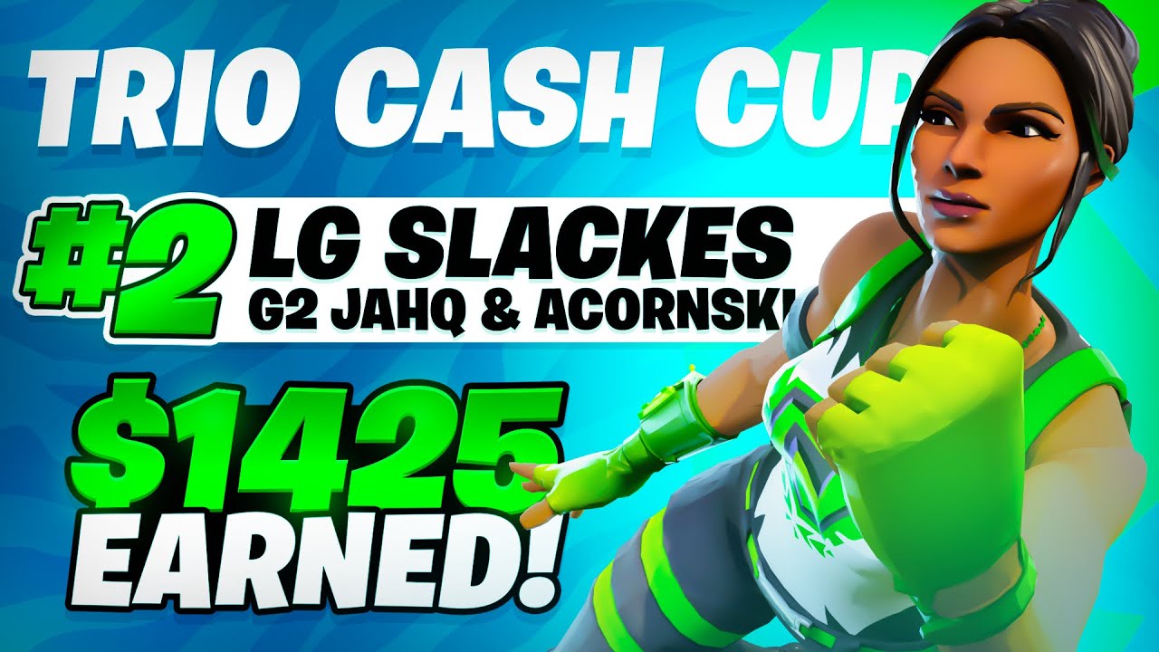 2ND In TRIOS CASH CUP w/ Jahq & Acorn ($1,425) | LG Slackes