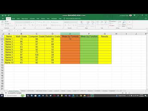 Formulas & Functions