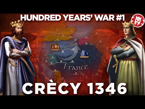 Video: History Of The Battle Of Crecy (1346) - Alternative View