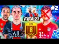 Inoxtag arrive en retard sauf quon gagne tous nos matchs sans lui  fifa 21 club pro 2