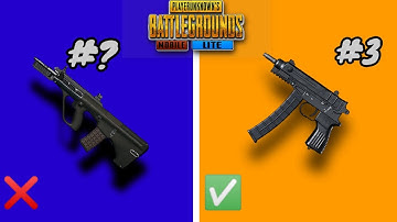 Top 10 WORST guns/weapons in PUBG MOBILE LITE with (tips and tricks) weapon Guide