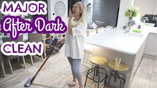 MAJOR AFTER DARK CLEAN & ORGANISE WITH ME! NIGHTLY CLEANING |  Emily Norris