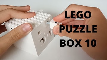 lego puzzle box 10 - more than 10 steps!