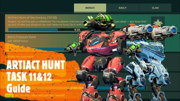 WAR ROBOTS RETRO EVENT || TASK 11 AND 12 || GUIDE