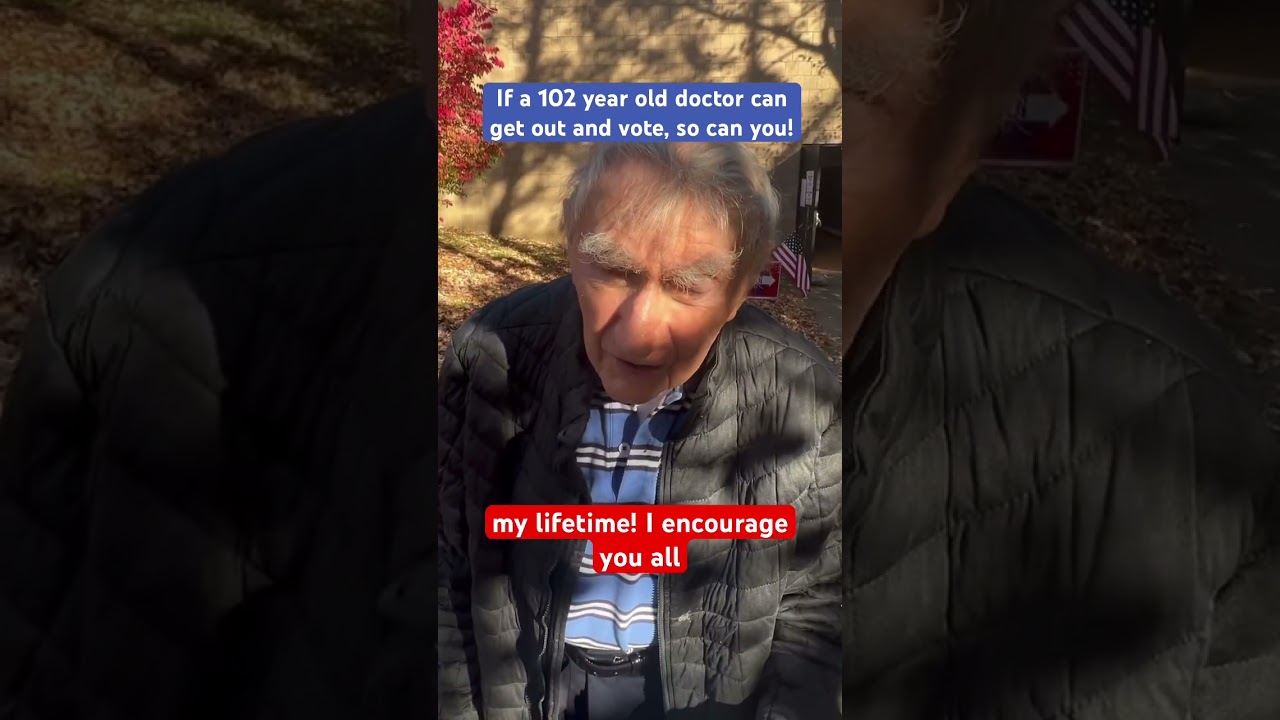 If this WWII vet can get out and vote at 102, so can you! 