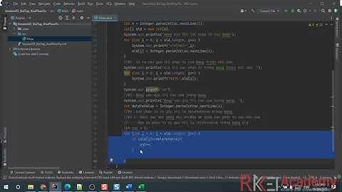 Rikkei Academy - Java - Module 02: Xóa phần tử trong mảng