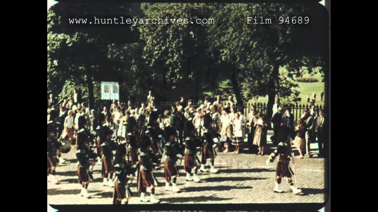 footage of chernobyl Scottish Military Band, 1960's - Film 94689