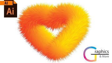 How to make Realistic 3D Fur Effect in Adobe Illustrator CC