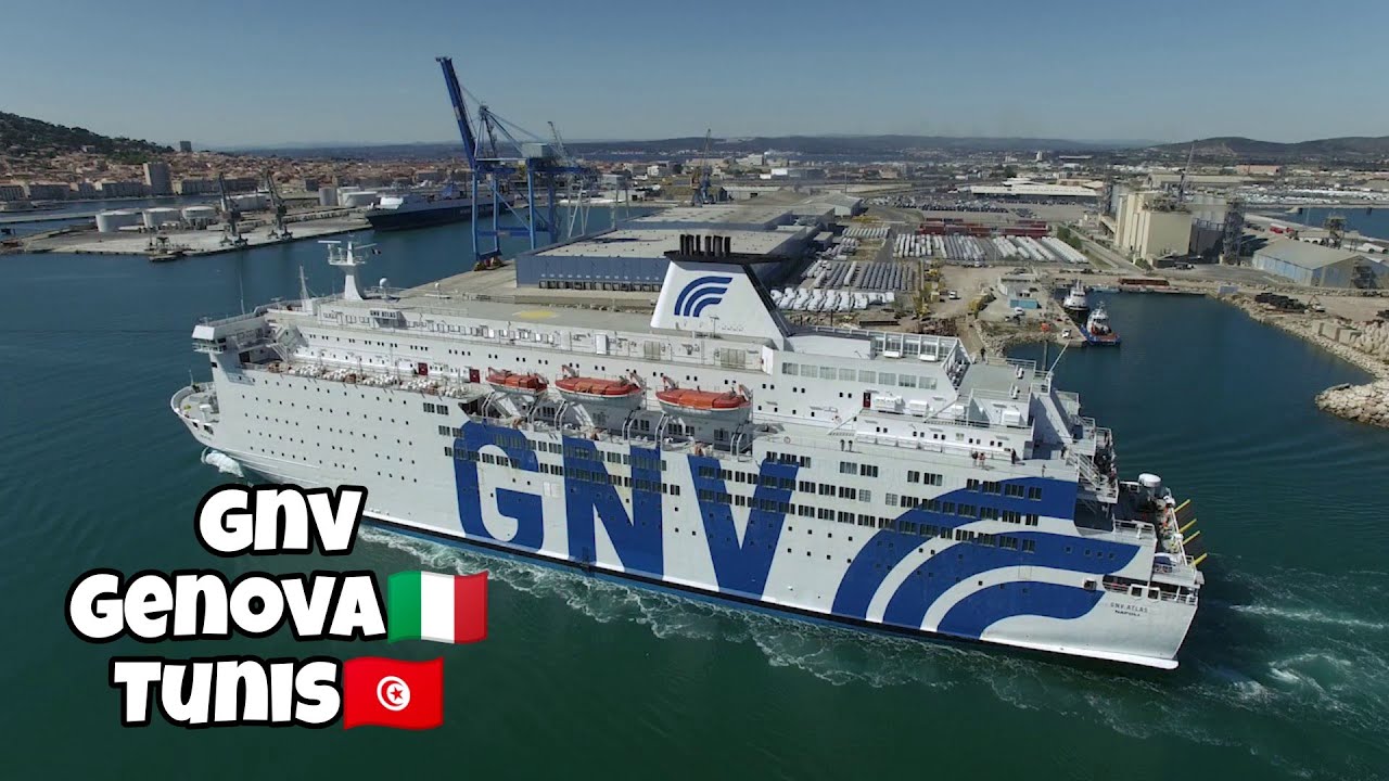 GNV genova Tunis la Goulette YouTube