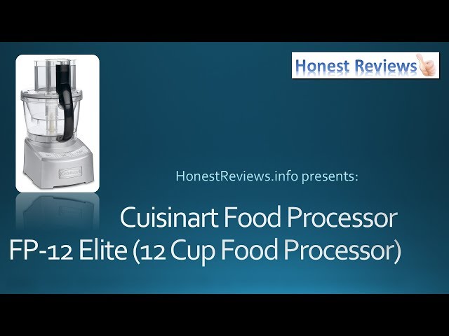 Home Cooking In Montana: Product ReviewCuisinart Elite 12 Cup Food  Processor Model FP-12DC