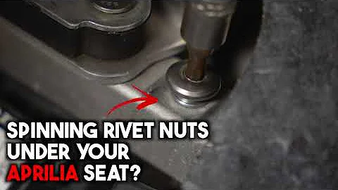 How To Fix Spinning Rivet Nuts Without Special Tools!  | Aprilia RSV4 / Tuono V4