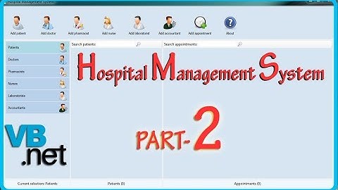 Hospital Management System in VB.NET | Part-02