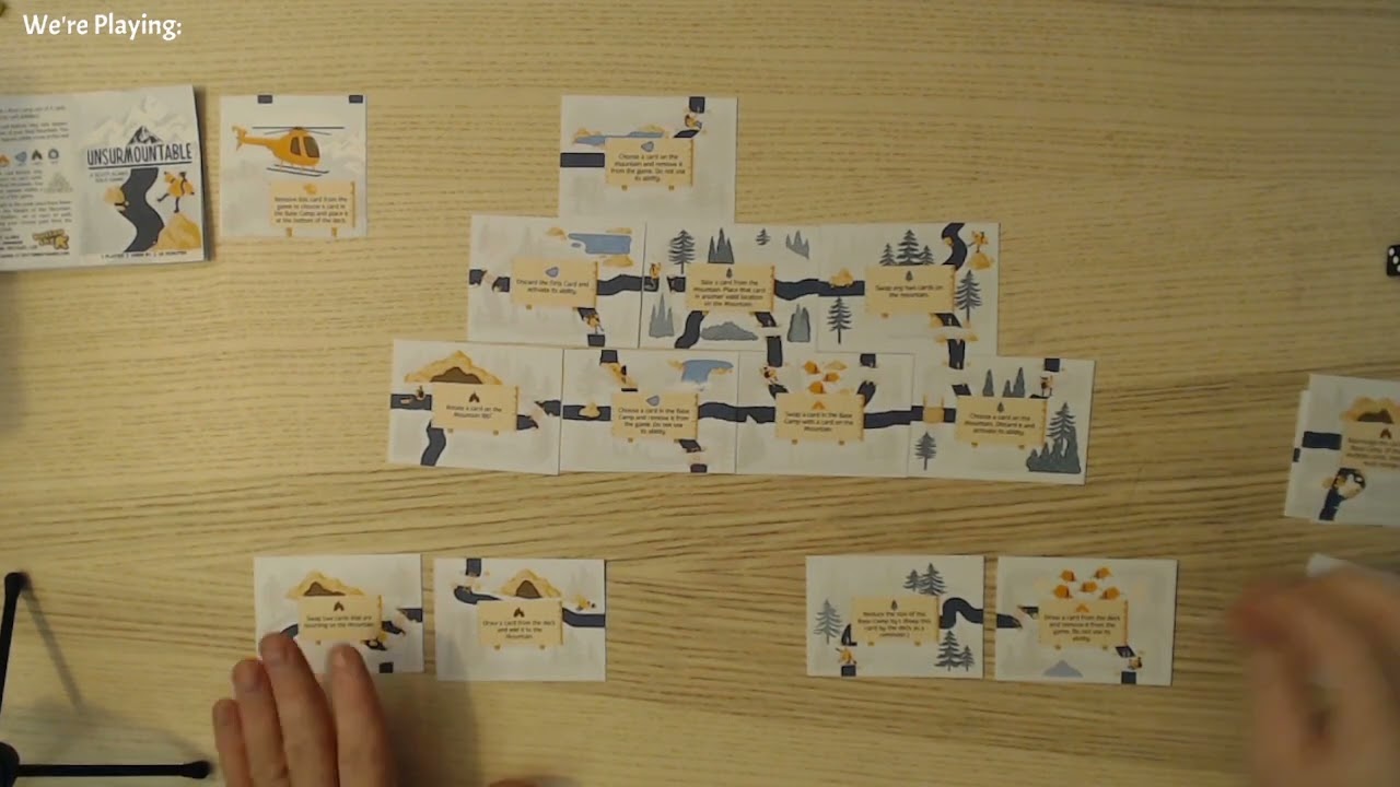 A Year of Solo Board Gaming, Game 340: Unsurmountable