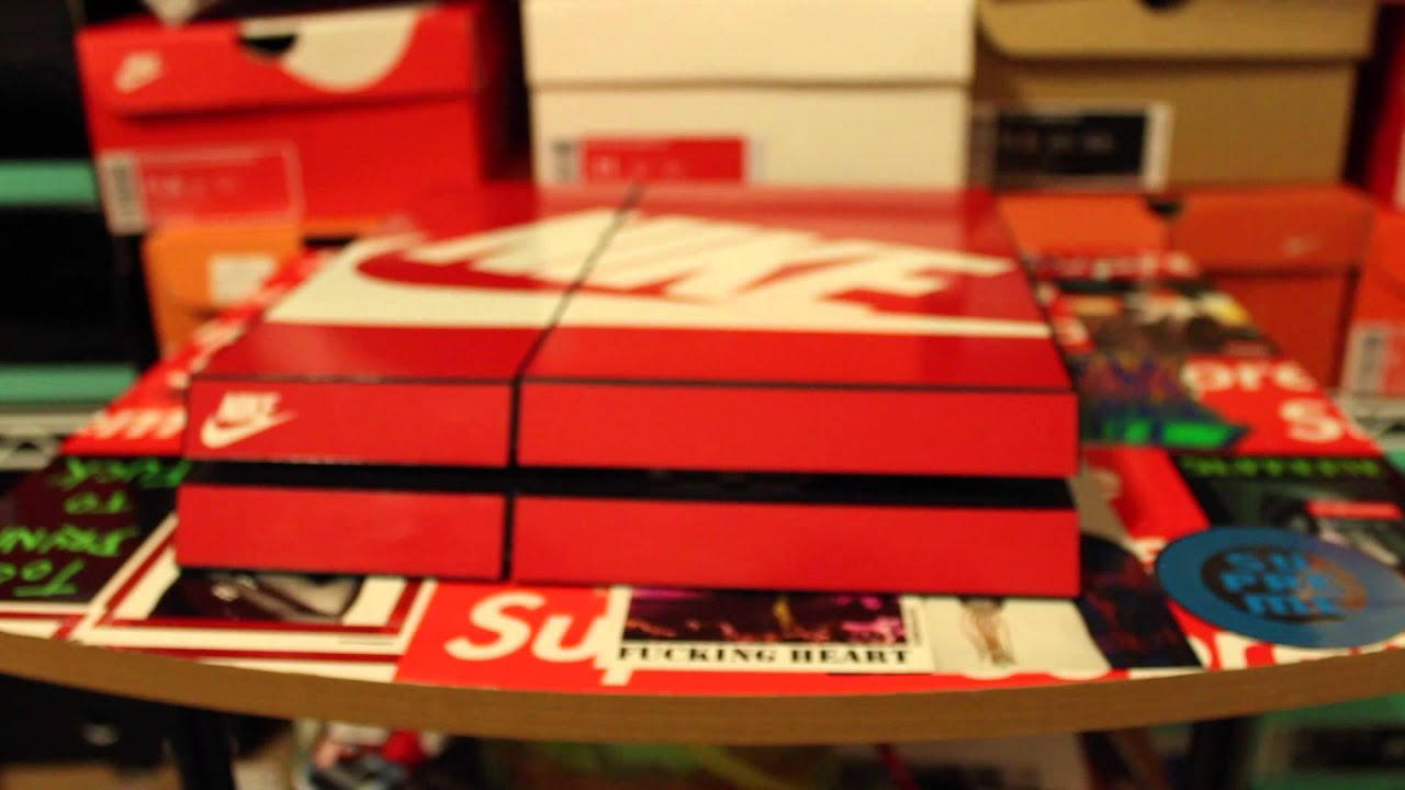 Nike Shoe Box PS4 Skin by colckworksignage.co.uk ! - YouTube
