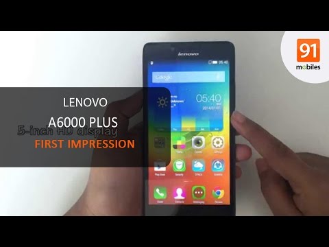 Lenovo A6000 Plus: First Look | Hands on | Price