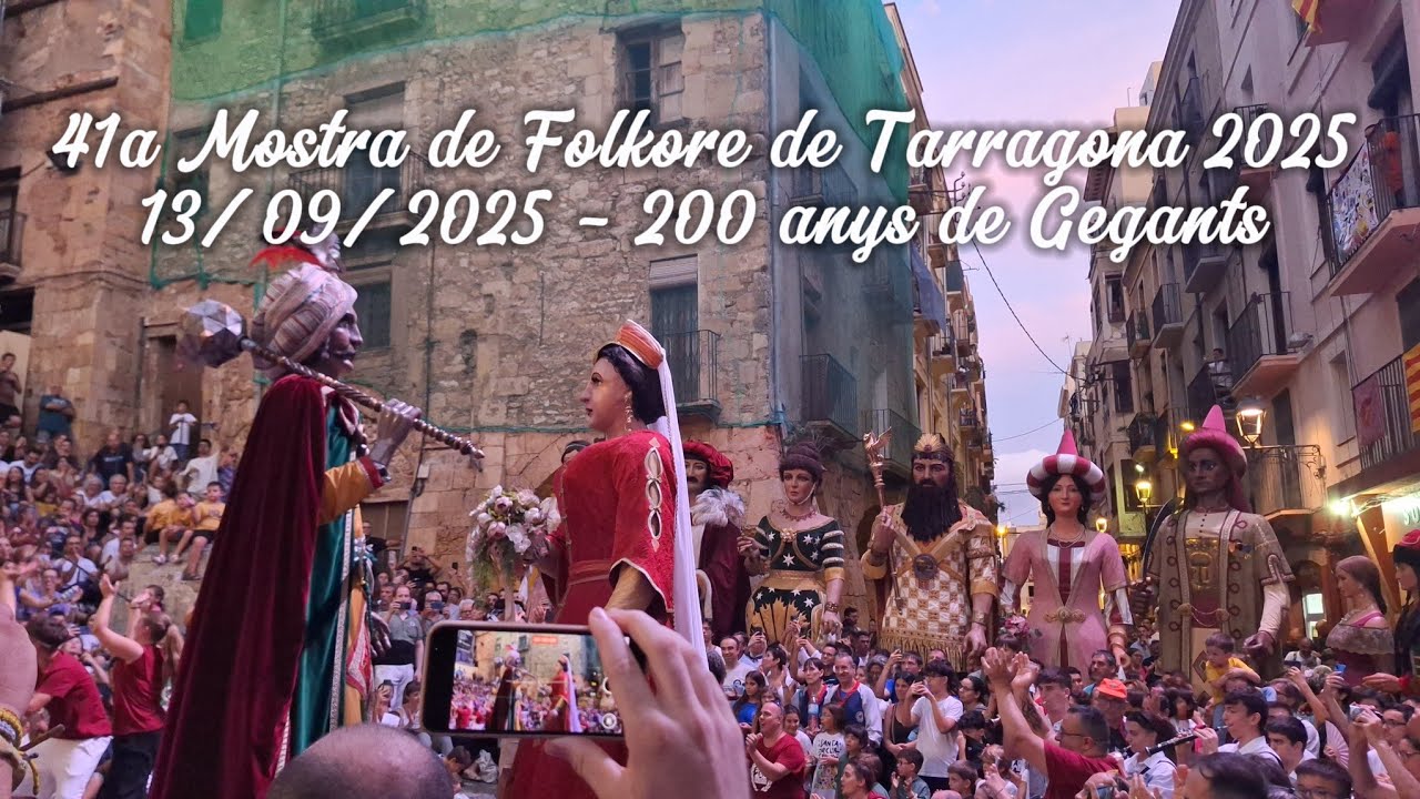 41a Mostra de Folklore dels Gegants del Cos del Bou de TGN 2025 - 13/09/2025 - 200 anys de Gegants