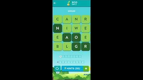WordBrain 2 Eco Event Day 2 August 2 2021 Answers and Solutions