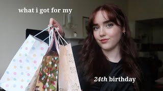 what i got for my 24th birthday + 10 years on youtube