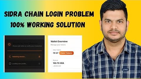 Sidra login issue problem solved|how to create sidra chain account|sidrachainloginissues#sidrachain