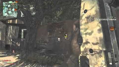 Call of duty MW3 village No-scope Hitmarker across the map