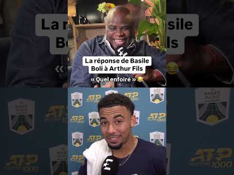 😅 Basile Boli répond à Arthur Fils sur le clash PSG-OM #tennis #sports