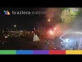 Celebran con fuegos artificiales el 15 de septiembre en Zócalo CDMX