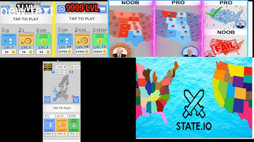 state.io conquer the world. State.io Noob vs Pro vs Hacker state.io number of levels #gujjar_gaming