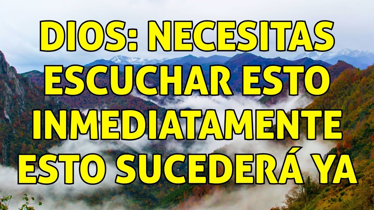 ¡Dios y los Angeles Dicen! Necesitas Escuchar esto INMEDIATAMENTE Algo le Sucederá a tu...