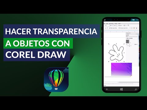 Cómo hacer transparencia a objetos usando las herramientas de COREL DRAW