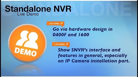 GeoVision - Training Lecture - #35 GV-SNVR_Live Demo