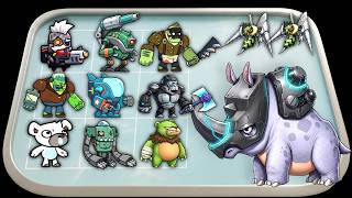 New ! Animal Monster Merge Battle - Robot Army vs Zombies, MERGE Mech Zombie Brawl, New Episode screenshot 1