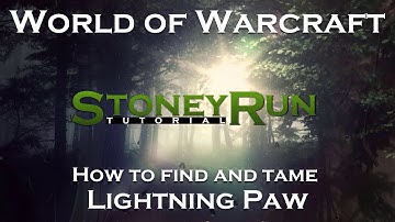 2018 World of Warcraft: How to Find and Tame Lightning Paw