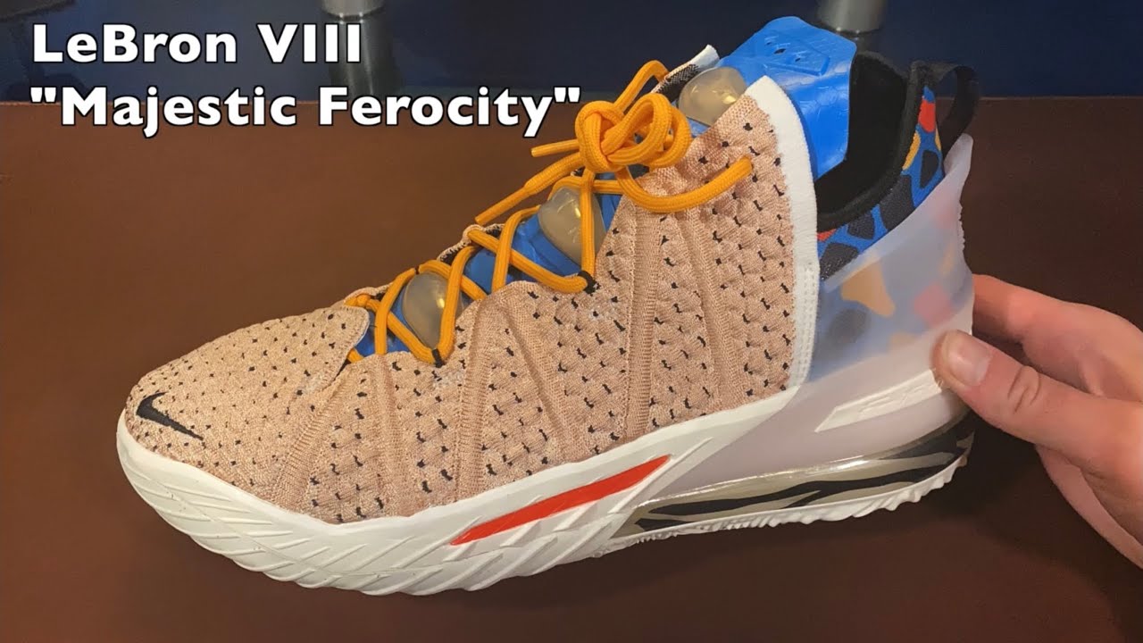 Nike LeBron 18 Majestic Ferocity (Animal Print)- Review and On Feet 4K ...