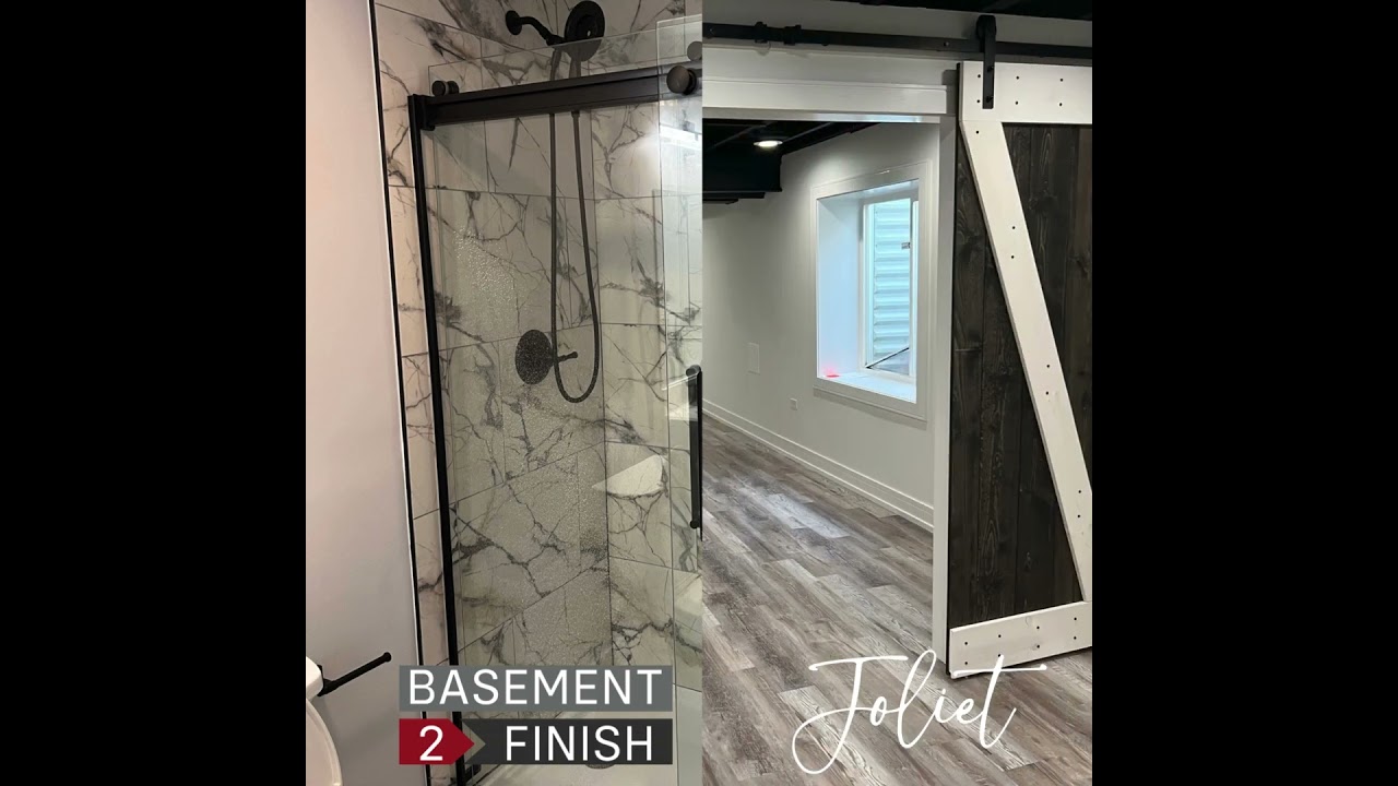 Joliet, IL | Full Basement Renovation | Custom Remodel | Completed Finishing Project