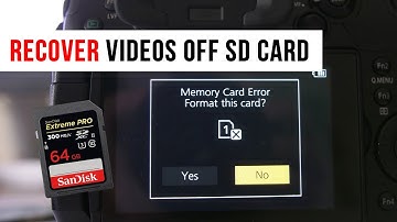 Get Videos and Photos off Corrupt SD Card Error