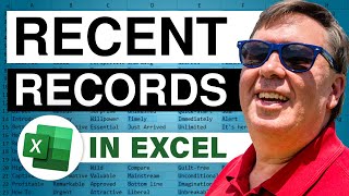 Excel - Discover the Easiest Way to Find Recent Records in Excel | Excel Tutorial - Episode 639