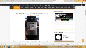 Tecno F4 Frp Bypass Unlock File 30MB Only With Sp Flash Tool
