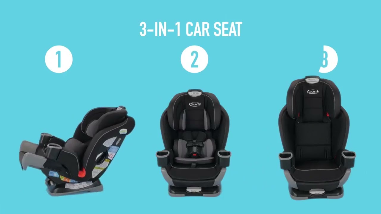 Graco Extend2Fit 3-in-1 Car Seat (Extend2Fit 3 in 1, Stocklyn)