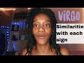 Virgo similarities with each sign