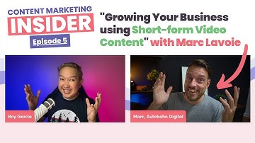 Unlock the Power of Short-Form Video Content to Grow Your Business - with Marc Lavoie
