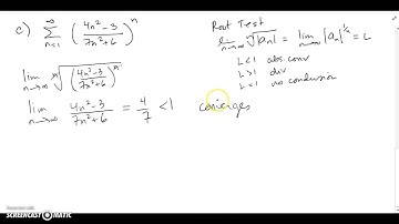 11.6 Ratio and Root Test Examples