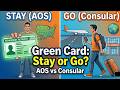 Green Card: Adjustment of Status or Consular Processing — Pros &amp; Cons Explained #uscis #greencard